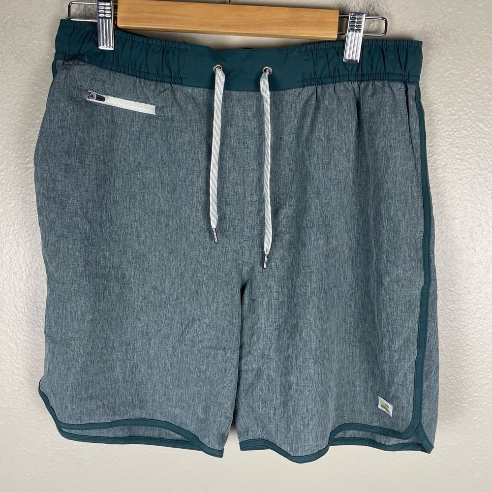 Vuori The Rise The Shine Shorts Beryl Linen texture women’s Size Large